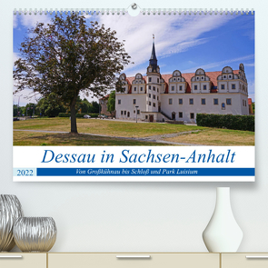 Dessau in Sachsen-Anhalt (Premium, hochwertiger DIN A2 Wandkalender 2022, Kunstdruck in Hochglanz) von Bussenius,  Beate