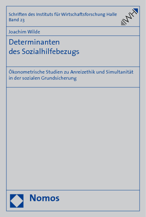 Determinanten des Sozialhilfebezugs von Wilde,  Joachim