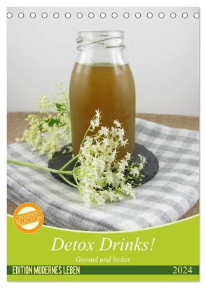 Detox Drinks! Gesund und lecker (Tischkalender 2024 DIN A5 hoch), CALVENDO Monatskalender von Rau,  Katharina