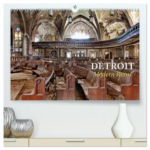 Detroit – Modern Ruins (hochwertiger Premium Wandkalender 2024 DIN A2 quer), Kunstdruck in Hochglanz von Kersten,  Peter