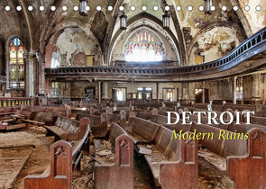 Detroit – Modern Ruins (Tischkalender 2023 DIN A5 quer) von Kersten,  Peter