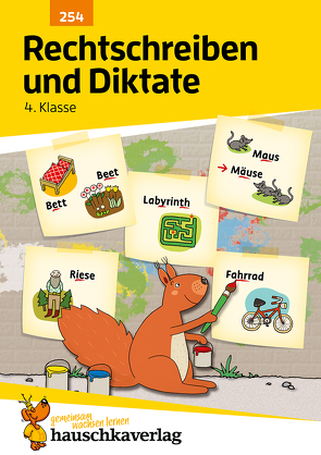 Deutsch 4. Klasse Übungsheft – Rechtschreiben und Diktate von Bülow,  Ines, Greune,  Mascha, Knapp,  Martina