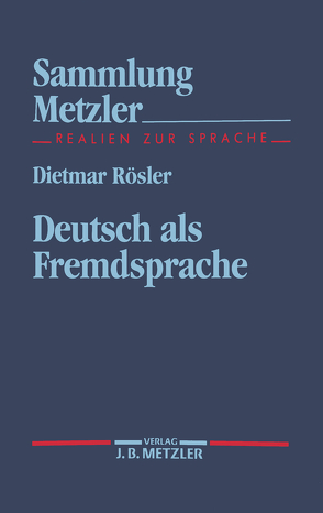 Deutsch als Fremdsprache von Rösler,  Dietmar