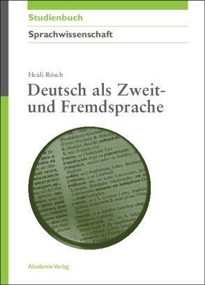 Deutsch als Zweit- und Fremdsprache von Rösch,  Heidi