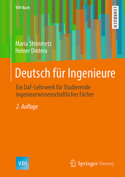 Deutsch für Ingenieure von Dintera,  Heiner, Steinmetz,  Maria