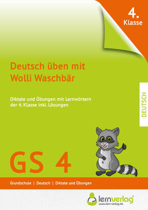 Deutsch üben mit Wolli Waschbär 4. Klasse