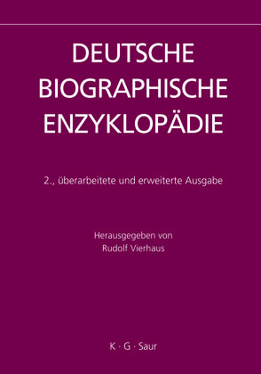 Deutsche Biographische Enzyklopädie (DBE) / Einstein – Görner von Vierhaus,  Rudolf