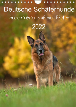 Deutsche Schäferhunde – Seelentröster auf vier Pfoten (Wandkalender 2022 DIN A4 hoch) von Schiller,  Petra