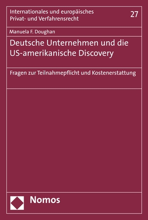 Deutsche Unternehmen und die US-amerikanische Discovery von Doughan,  Manuela F.