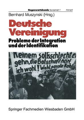 Deutsche Vereinigung Probleme der Integration und der Identifikation von Muszynski,  Bernhard