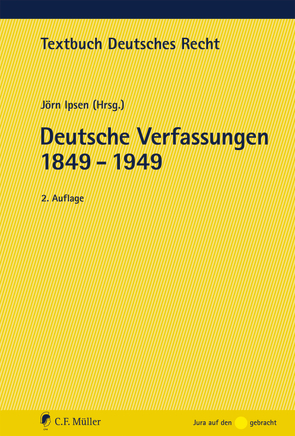 Deutsche Verfassungen 1849 – 1949 von Ipsen,  Jörn