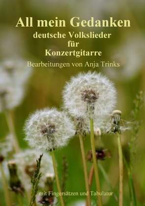 deutsche Volkslieder für Konzertgitarre / All mein Gedanken von Trinks,  Anja