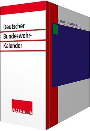 Deutscher Bundeswehr-Kalender von Schnell,  Karl Helmut, Walhalla Fachredaktion