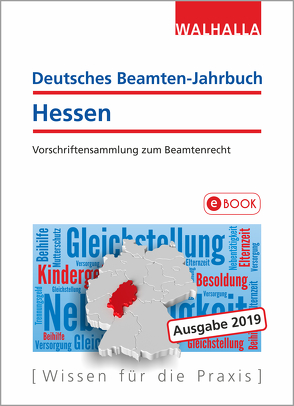 Deutsches Beamten-Jahrbuch Hessen Jahresband 2019 von Walhalla Fachredaktion