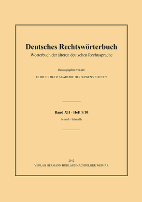 Deutsches Rechtswörterbuch von Deutsch,  Andreas