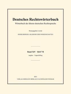 Deutsches Rechtswörterbuch von Heidelberger Akademie der Wissenschaften