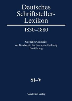 Deutsches Schriftsteller-Lexikon 1830–1880 / St–V von Jacob,  Herbert