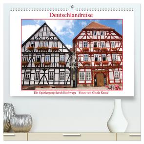 Deutschlandreise – Ein Spaziergang durch Eschwege (hochwertiger Premium Wandkalender 2024 DIN A2 quer), Kunstdruck in Hochglanz von Kruse,  Gisela