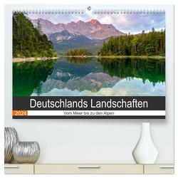 Deutschlands Landschaften – Vom Meer bis zu den Alpen (hochwertiger Premium Wandkalender 2024 DIN A2 quer), Kunstdruck in Hochglanz von Hartmann,  Torsten