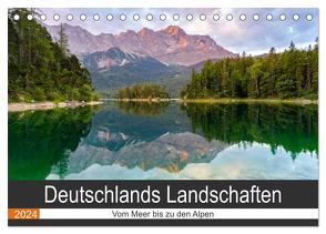 Deutschlands Landschaften – Vom Meer bis zu den Alpen (Tischkalender 2024 DIN A5 quer), CALVENDO Monatskalender von Hartmann,  Torsten