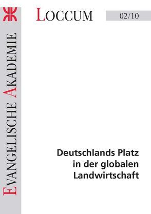 Deutschlands Platz in der globalen Landwirtschaft von Lange,  Joachim