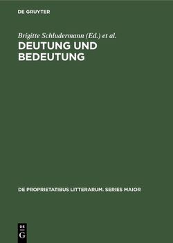 Deutung und Bedeutung von Schludermann,  Brigitte, Sherabon Firchow,  Evelyn