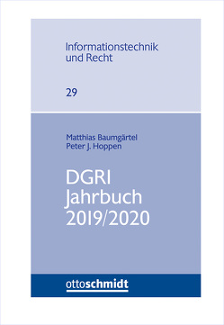 DGRI Jahrbuch 2019/2020 von Baumgärtel,  Matthias, Botta,  Jonas, Gaul,  Caroline, Hoppen,  Peter, Lehmann,  Michael, Peuker,  Enrico, u.a., Winzer,  Florian, Wischmeyer,  Thomas