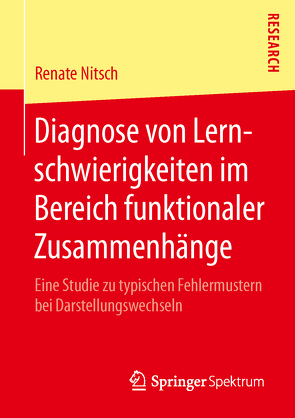 Diagnose von Lernschwierigkeiten im Bereich funktionaler Zusammenhänge von Nitsch,  Renate