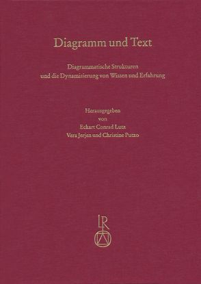 Diagramm und Text. Diagrammatische Strukturen und die Dynamisierung von Wissen und Erfahrung von Jerjen,  Vera, Lutz,  Eckart Conrad, Putzo,  Christine