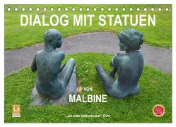 Dialog mit Statuen von Malbine (Tischkalender 2024 DIN A5 quer), CALVENDO Monatskalender von fru.ch,  fru.ch