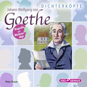 Dichterköpfe. Johann Wolfgang von Goethe von Braun,  Peter, Clausnitzer,  Claus Dieter, Falkenberg,  Sabine, Freiberger,  Dominik, Kaempfe,  Peter, Krause,  Thomas, Mika,  Rudi, Ptok,  Friedhelm, Radszun,  Alexander, Rassmus,  Jens, Stanke,  Hartmut, Wunderlich,  Ingeborg