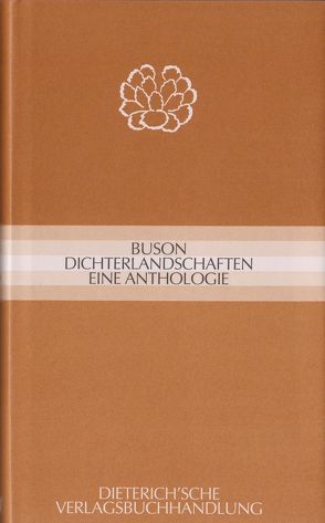 Dichterlandschaften von Buson,  Yosa, Dombrady,  G S