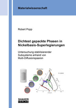 Dichtest gepackte Phasen in Nickelbasis-Superlegierungen von Popp,  Robert