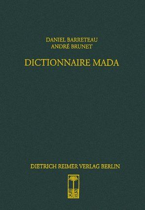 Dictionnaire Mada von Barreteau,  Daniel, Brunet,  André