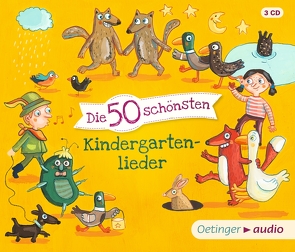 Die 50 schönsten Kindergartenlieder von Faber,  Dieter, Jeschke,  Stefanie, Oberpichler,  Frank, Poppe,  Kay, Pusch,  Bastian, Reyhani,  Markus