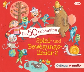 Die 50 schönsten Spiel- und Bewegungslieder 2 von Avenell,  Alex, Britze,  Carlotta, Frabetti,  Marlene, Germain,  Mélanie Anne, Hoffmann,  Timon, Hoth,  Anne, Jeschke,  Stefanie, Johannsen,  Mila, Johannsen,  Remy, Poppe,  Kay, Pusch,  Bastian, Pusch,  Cornelia, Pusch,  Jonathan, Schlichting,  Johanna, Tietze,  Alba, van Beelen,  Mark, Zeitnitz,  Thorsten