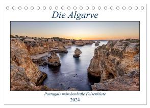 Die Algarve – Portugals märchenhafte Felsenküste (Tischkalender 2024 DIN A5 quer), CALVENDO Monatskalender von AkremaFotoArt,  AkremaFotoArt