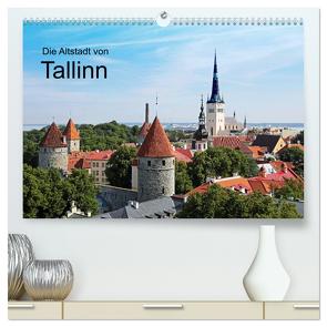 Die Altstadt von Tallinn (hochwertiger Premium Wandkalender 2024 DIN A2 quer), Kunstdruck in Hochglanz von Eppele,  Klaus