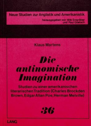 Die antinomische Imagination von Martens,  Klaus