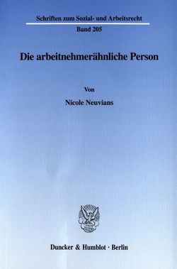 Die arbeitnehmerähnliche Person. von Neuvians,  Nicole