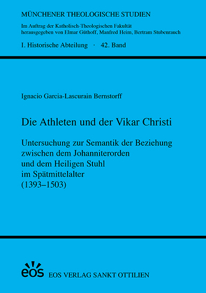 Die Athleten und der Vikar Christi von Garcia-Lascurain Bernstorff,  Ignacio