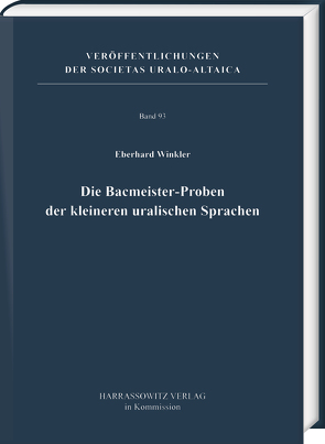 Die Bacmeister-Proben der kleineren uralischen Sprachen von Winkler,  Eberhard