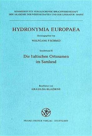 Die baltischen Ortsnamen im Samland von Blaziene,  Grasilda