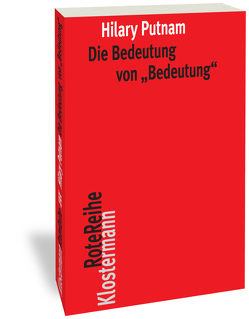 Die Bedeutung von „Bedeutung“ von Putnam,  Hilary, Spohn,  Wolfgang