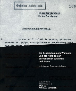 Die Besprechung am Wannsee und der Mord an den europäischen Jüdinnen und Juden von Gryglewski,  Elke, Jasch,  Hans-Christian, Zolldan,  David