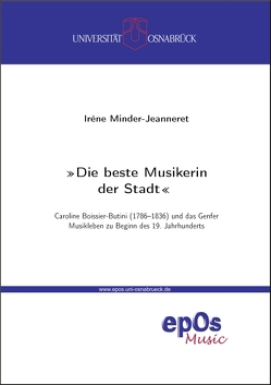 ‚Die beste Musikerin der Stadt‘ von Minder-Jeanneret,  Irène