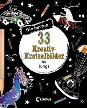 Die besten 33 Kreativ-Kratzelbilder für Jungs