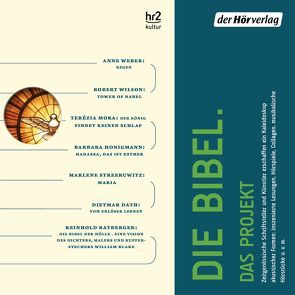 Die Bibel. Das Projekt von Altmann,  Michael, Bargeld,  Blixa, Batberger,  Reinhold, Beglau,  Bibiana, Bick,  Andreas, Bosetti,  Alessandro, Bosetti,  Allesandro, Burger,  Klaus, Burkholder,  Sigrid, Dath,  Dietmar, Dickmeis,  Daniel, Diekhoff,  Marlen, Dölle,  Robert, Droste,  Meike, Eidt,  Stephanie, El-Saeidi,  Omar, Farin,  Michael, Felsen,  Frankie, Fritsch,  Götz, Fritsch,  Werner, Gerhardt,  Ulrich, Getto,  Andrea, Giskes,  Heinrich, Groth,  Sylvester, Grothgar,  Andreas, Hallwachs,  Hans Peter, Harfouch,  Corinna, Harlan,  Thomas, Hinze,  Wolfgang, Hoffmann,  Jutta, Honigmann,  Barbara, Hülsmann,  Ingo, Hunstein,  Stefan, Kellermann,  Aurora, Kermani,  Navid, Kitzl,  Albert, Kretzschmar,  Hermann, Krogmann,  Hans Gerd, Kronauer,  Brigitte, Lampen,  Ulrich, Lewitscharoff,  Sibylle, Löw,  Jürgen, Lyssewski,  Dörte, Manteuffel,  Felix von, Matic,  Peter, Mendl,  Michael, Michael,  Wolfgang, Mora,  Terézia, Moss,  David, Niemann,  Cornelia, Noethen,  Ulrich, Nüsse,  Barbara, Oser,  Pierre, Poolman,  Frauke, Pütthoff,  Christoph, Rabinovici,  Doron, Rabsilber,  Effi, Reichert,  Klaus, Renneisen,  Walter, Rentzsch,  Martin, Ritter,  Gudrun, Roth,  Patrick, Rotschopf,  Michael, Salzmann,  Sasha Marianna, Schepmann,  Ernst-August, Scheumann,  Markus, Schlamminger,  Saam, Schnaus,  Emil, Schöne,  Reiner, Schroeder,  Peter, Skin,  Soap and, Stadler,  Arnold, Streeruwitz,  Marlene, Sturm,  Oliver, Thomas,  Angelika, Trolle,  Lothar, Weber,  Anne, Weismann,  Steffi, Wilson,  Robert, Winkler,  Angela, Wölbern,  Werner, Worthmann,  Sabine, Zaimoglu,  Feridun