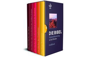 Die Bibel. Einheitsübersetzung der Heiligen Schrift. Gesamtausgabe / Bibel in 5 Einzelbüchern in Geschenkkassette, Großdruck