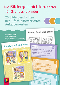 Die Bildergeschichten-Kartei für Grundschulkinder von Boretzki,  Anja, Iven,  Wiebke, Reschke,  Jan